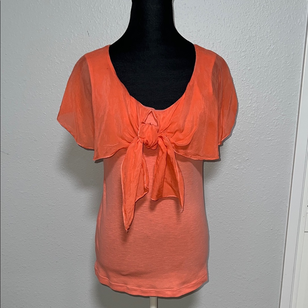 Barbara Lesser Orange Top